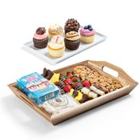Cozy Hot Cocoa Dessert Board Cupcakes Gift Set
